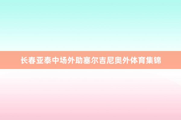 长春亚泰中场外助塞尔吉尼奥外体育集锦