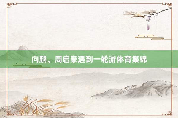 向鹏、周启豪遇到一轮游体育集锦