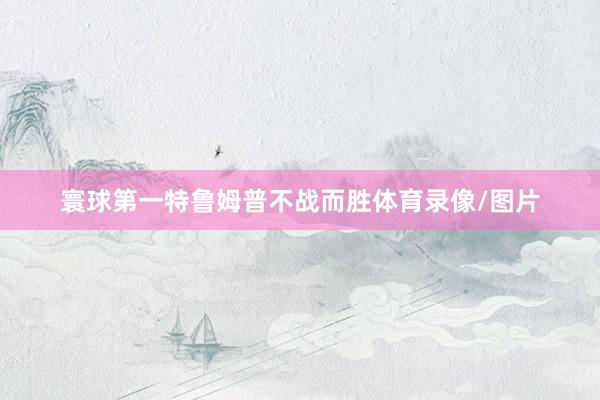 寰球第一特鲁姆普不战而胜体育录像/图片