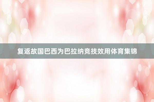 复返故国巴西为巴拉纳竞技效用体育集锦