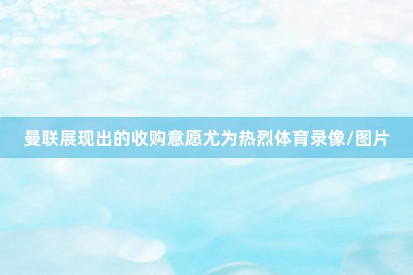 曼联展现出的收购意愿尤为热烈体育录像/图片