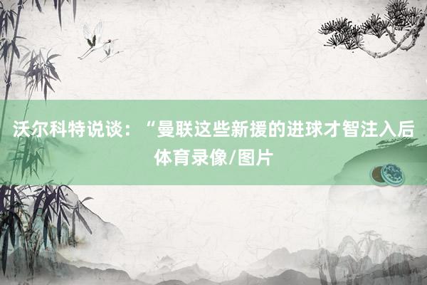沃尔科特说谈：“曼联这些新援的进球才智注入后体育录像/图片