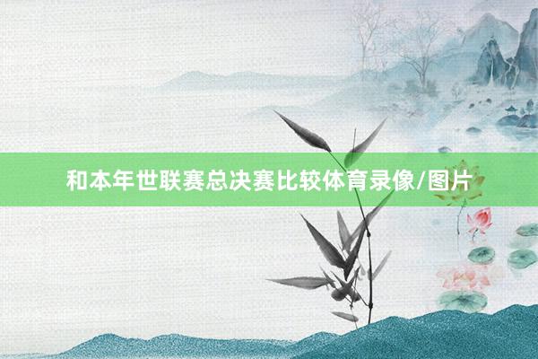 和本年世联赛总决赛比较体育录像/图片