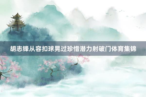 胡志锋从容扣球晃过珍惜潜力射破门体育集锦