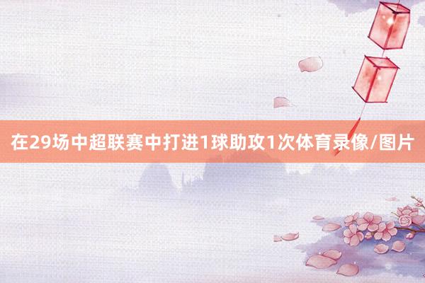 在29场中超联赛中打进1球助攻1次体育录像/图片