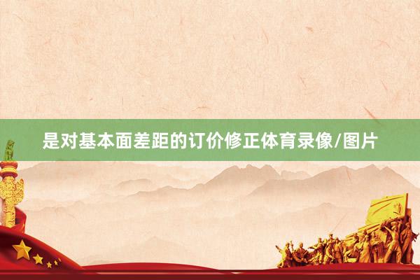 是对基本面差距的订价修正体育录像/图片